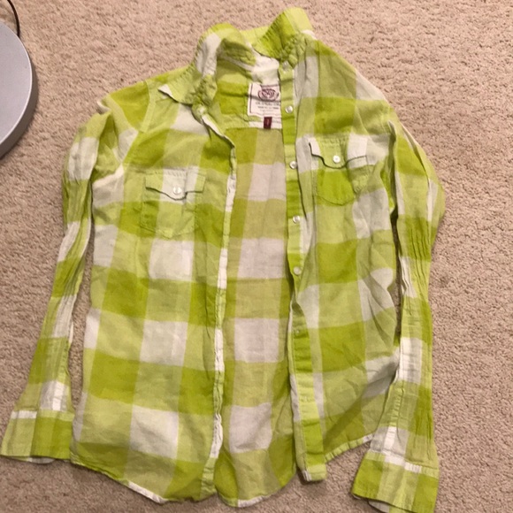 SO Tops - Green and White SO Top